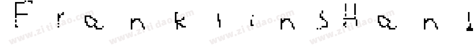 FranklinsHand Regular字体转换